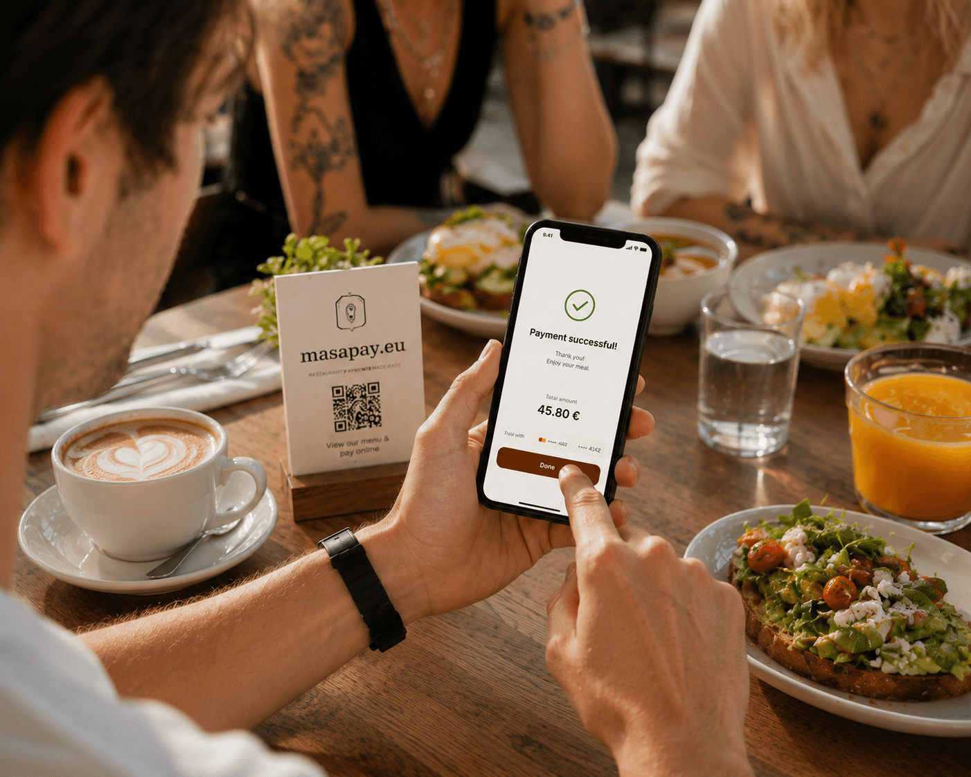 Потвърждение на успешно плащане в MasaPay